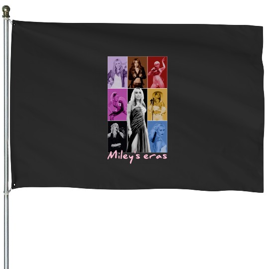 Miley Cyrus Eras Tour House Flags