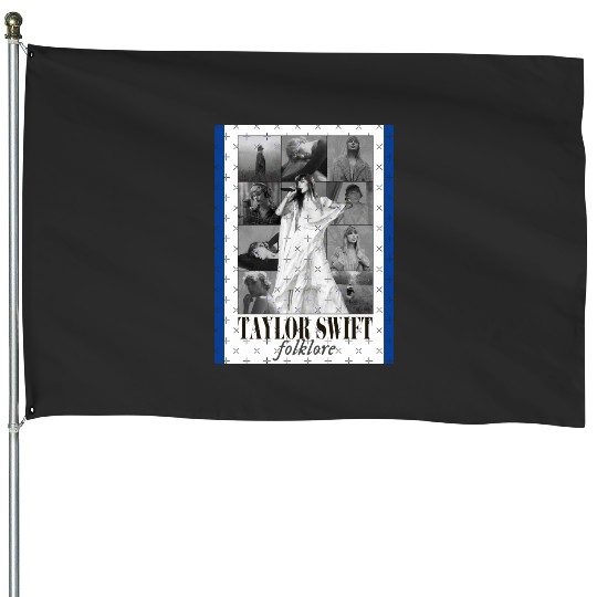 Discover Swift Folklore Eras Tour Poster Active House Flags