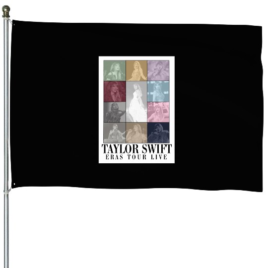 Eras Tour Live Poster House Flags