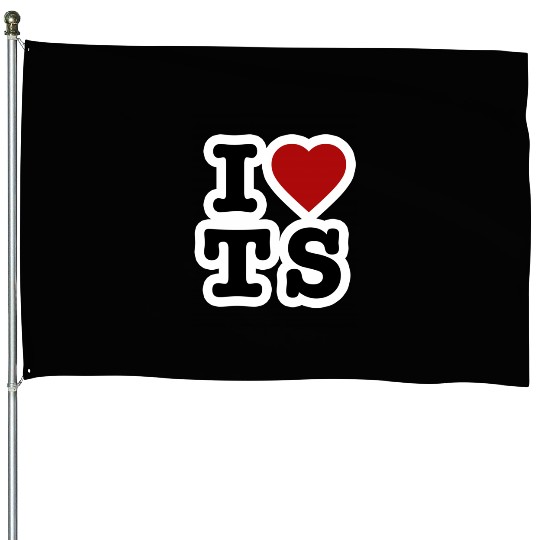 I Love Taylorr Swift Heart House Flags