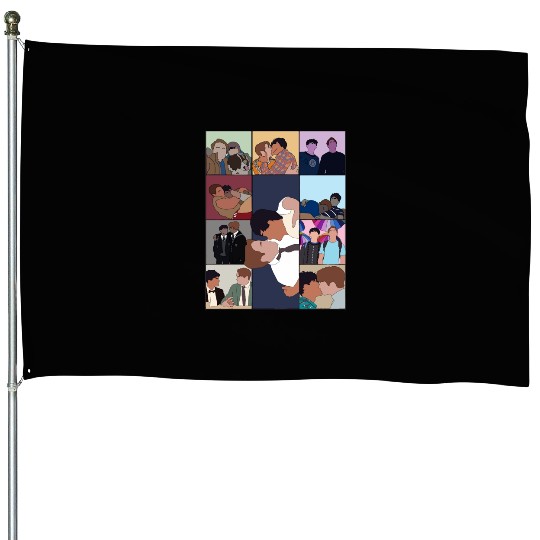 the Heartstopper Eras Tour House Flags