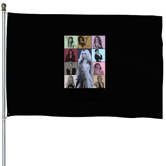 Miley Cyrus Eras Tour House Flags