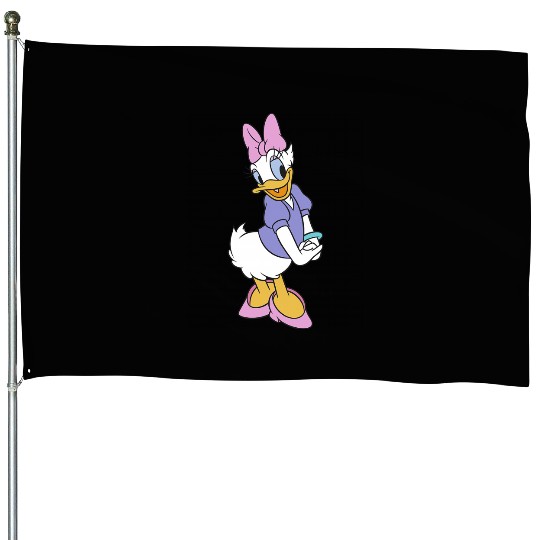 Disney Daisy Duck Traditional Pose House Flags