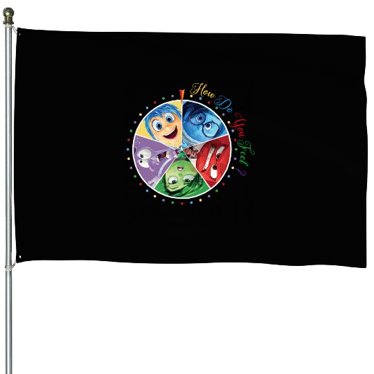 Disney Inside Out House Flags, Inside Out House Flags, Disney Pixar Inside Out House Flags