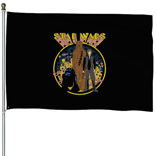 Star Warss Vintages Psych Rebels Disney House Flags
