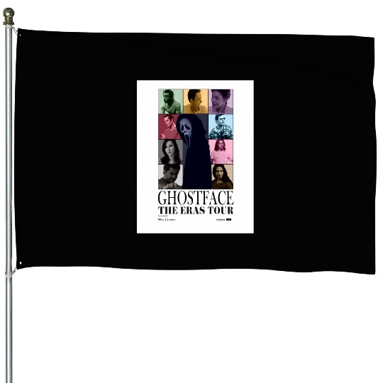 Scream Eras Tour Ghostfaces Version House Flags