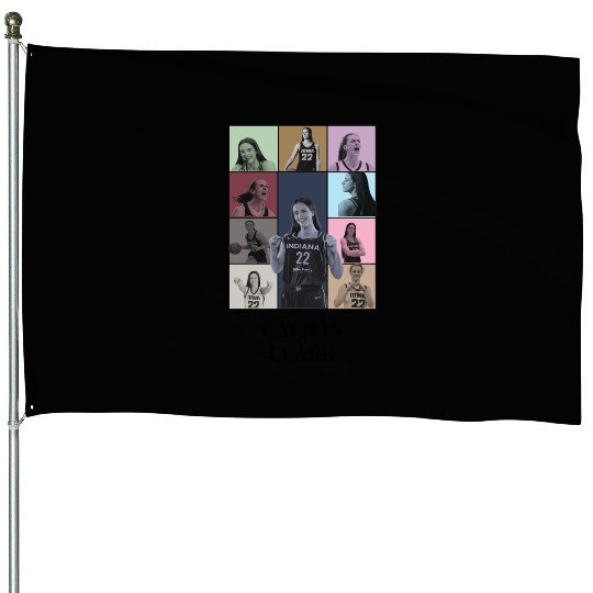Caitlin Clark Eras Tour House Flags