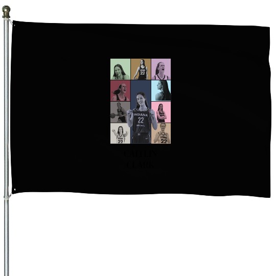 Caitlin Clark Eras Tour House Flags