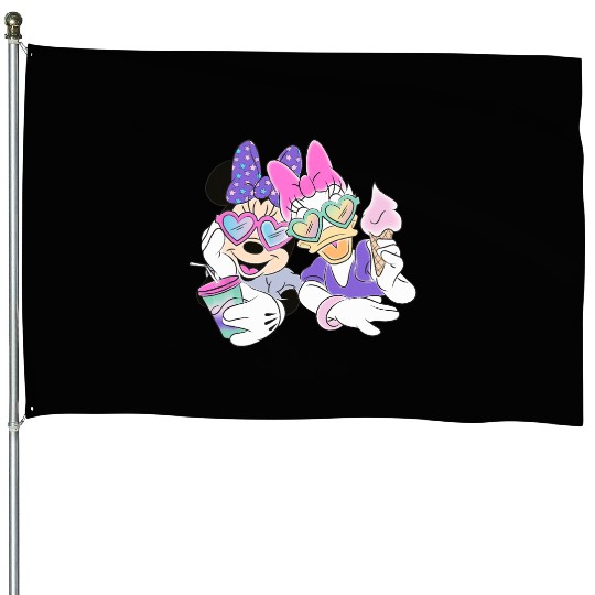 Disney - Minnie Mouse and Daisy House Flags