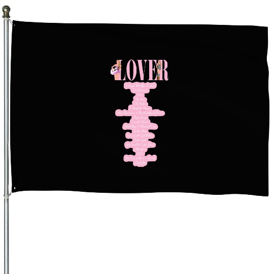 TaylorSwift lover track list eras tour artActive House Flags