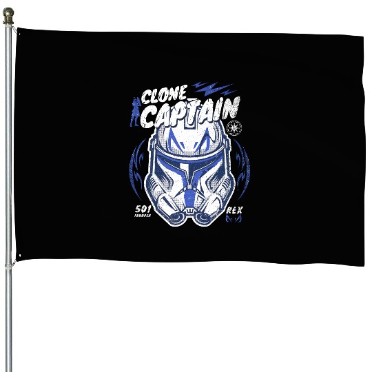 Disney StarWars , Clone Wars Clone Captain Rex , Funny Galaxys Edge Holiday Trip House Flags