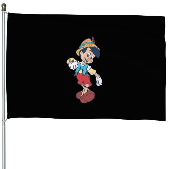 Disney Pinocchio  Portrait House Flags