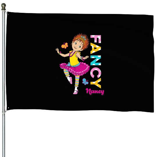 Disney Fancy Nancy Dancing with Nancy House Flags