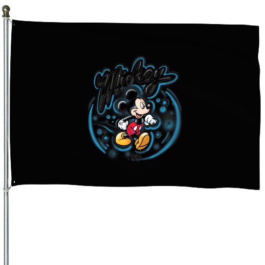 Disney Mickey Mouse Airbrush House Flags