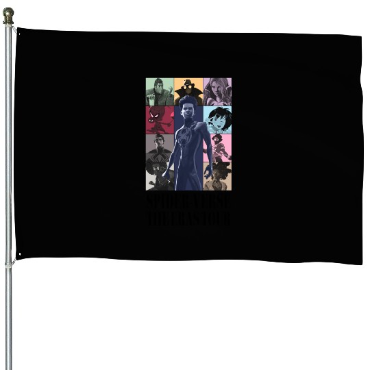 SpiderVerse Eras Tour with title House Flags
