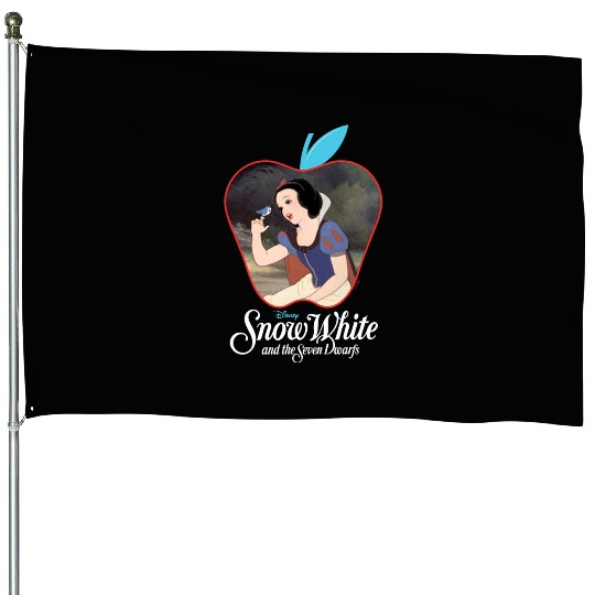 Disney Princess - Snow White Apple Silhouette House Flags