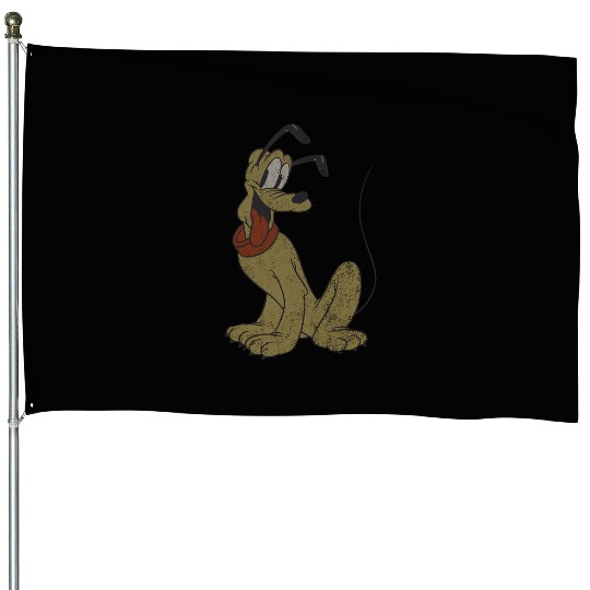 Disney Pluto Graphic House Flags