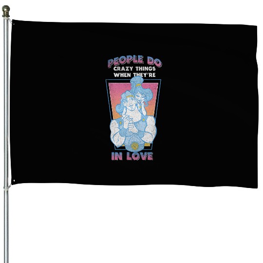Disney Hercules Valentine's Day  Megara In Love House Flags
