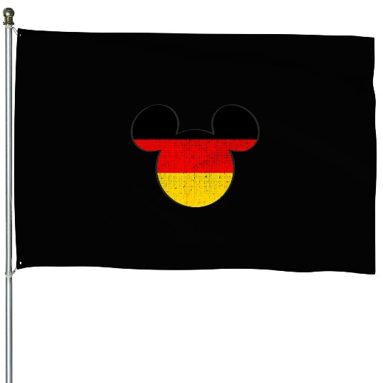 Disney Mickey Mouse Logo Germany Flag Fill House Flags