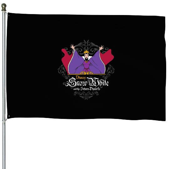 Disney Villains - Snow White And The Seven Dwarfs Evil Queen House Flags
