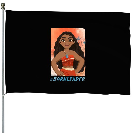 Disney Moana BornLeader House Flags