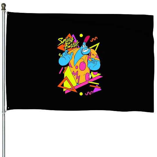 disney aladdin genie 90s style House Flags
