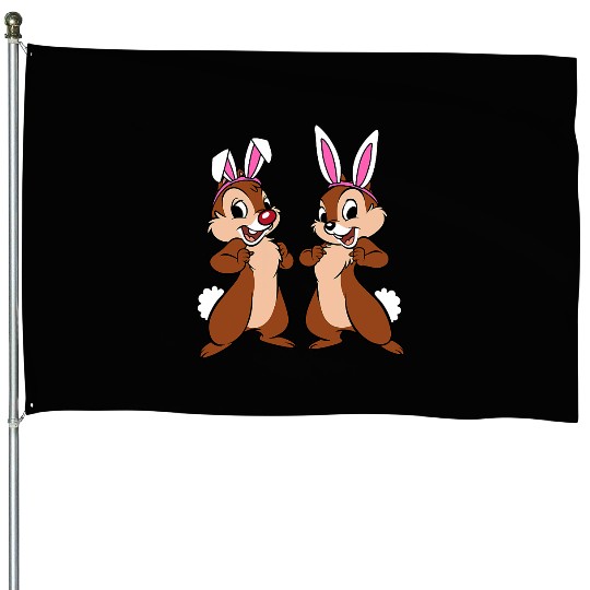 Amazons s Disney Chip n Dale Spring Easter Bunny Ears House Flags
