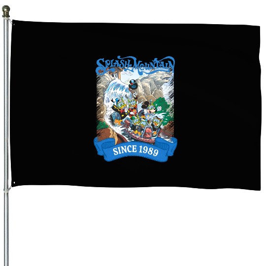 Disney Splash Mountain Vintage House Flags, Splash Mountain,