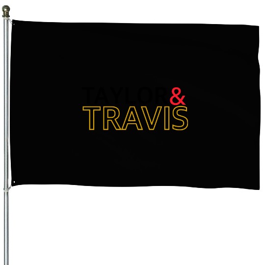 Taylorr Swift And Travis Kelce (5) House Flags