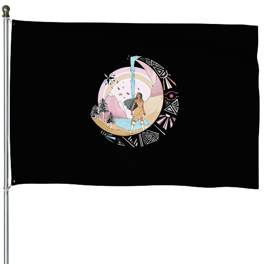 Disney Pocahontas Let The Wind Guide You House Flags