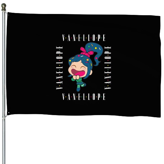 Disney Wreck-It Ralph Chibi Vanellope Excited Portrait House Flags