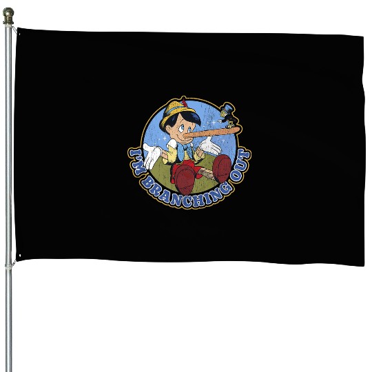 Disney Pinocchio Jiminy Cricket Branching Out House Flags