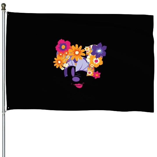Disney Minnie Mouse Flowers Winking Garden Spring House Flags