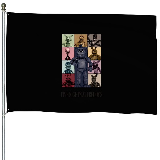 Five Nights At Freddys Eras Tour Essential House Flags