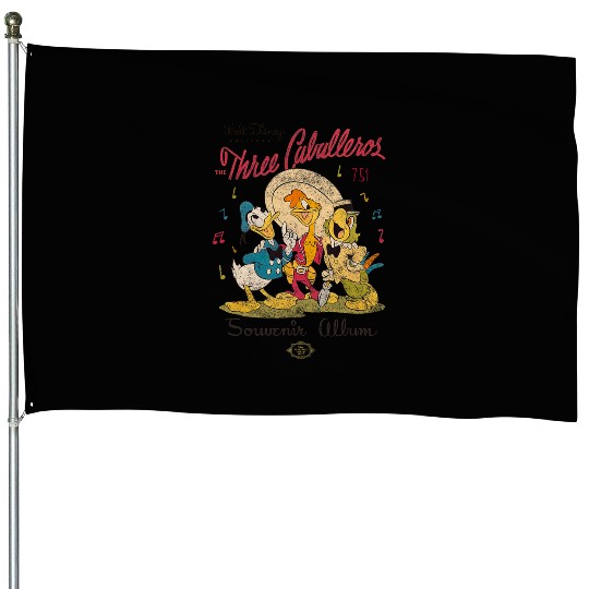 Disney The Three Caballeros Classic House Flags