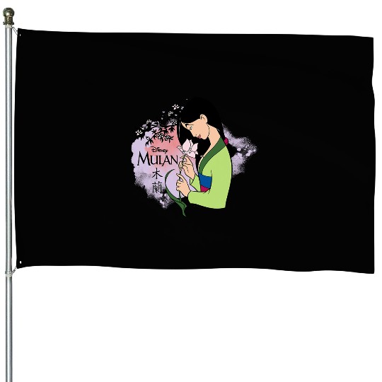 Disney Princess - Mulan Cherry Blossoms House Flags