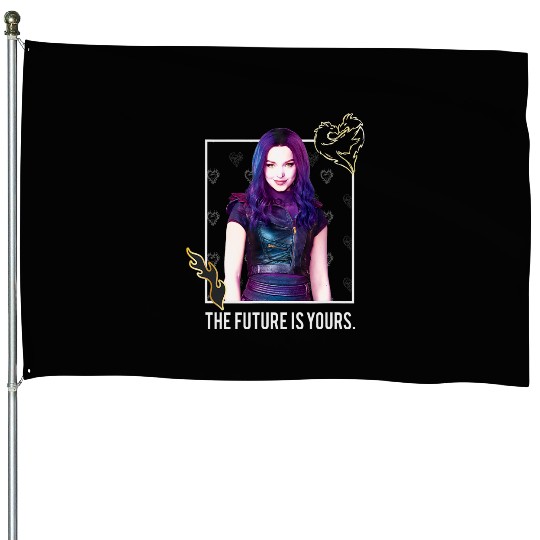 Disney Descendants Mal The Future Is Yours House Flags