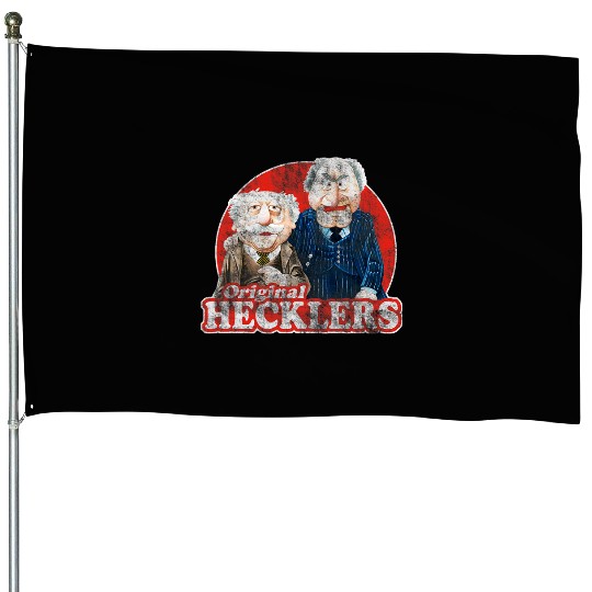 Disney The Muppets The Original Hecklers Distressed Poster House Flags