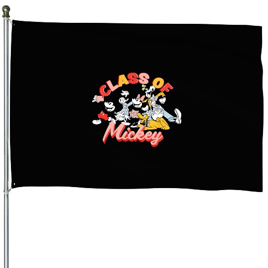 Disney Mickey and Friends Class of Mickey Graduation House Flags