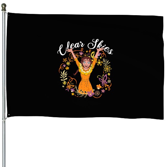 Disney Encanto Pepa Clear Skies Floral House Flags