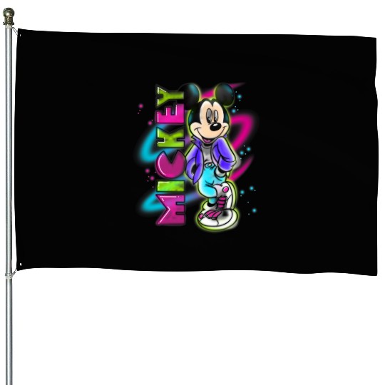 Disney Mickey Mouse Airbrush House Flags