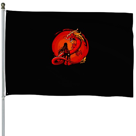 Flame ghost  : Disney Mulan Anime Mushu, Mulan and Mushu House Flags