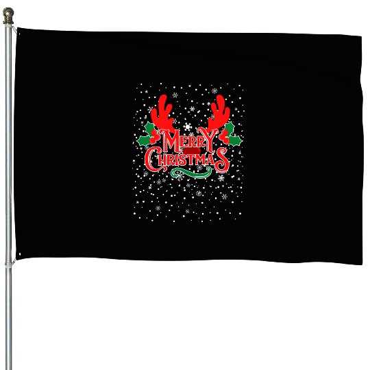 REINDEER: Mickey Disney Christmas, Disney Christmas House Flags