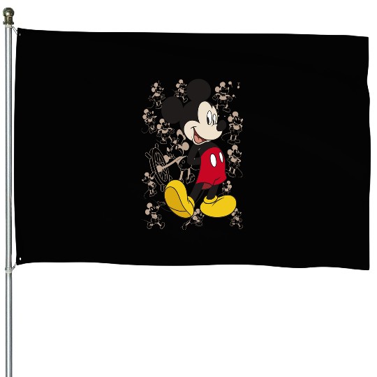 Disney Mickey And Friends Mickey Mouse Portrait Overlay Sweatshirt House Flags