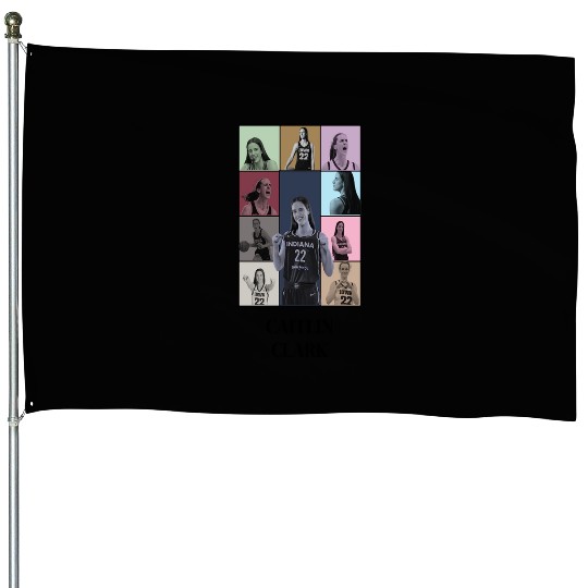 Caitlin Clark Eras Tour House Flags