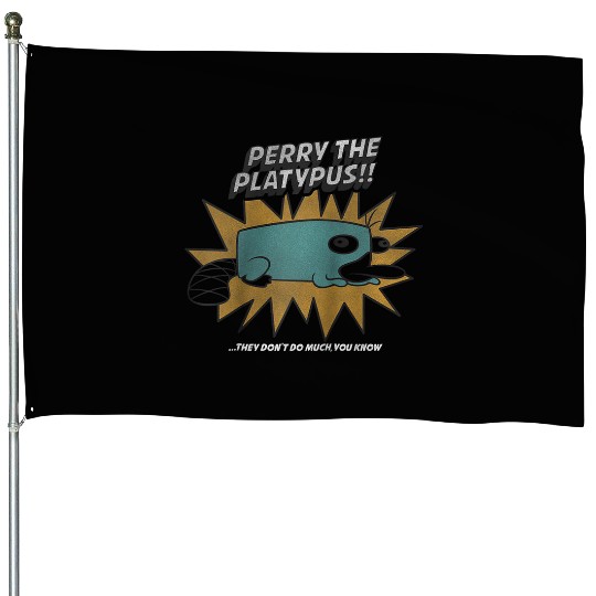 Disney Phineas And Ferb Perry The Platypus Raglan Baseball Tee House Flags