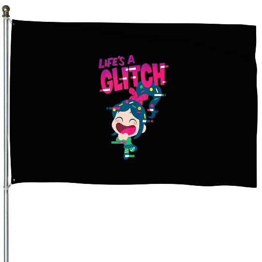 Disney Ralph Breaks the Internet Vanellope Glitch Tank Top House Flags