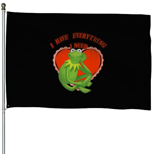 Disney The Muppets Valentines Day Kermit I Have Everything House Flags