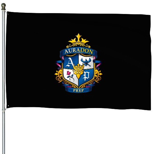 Disney Descendants Auradon Prep Crest House Flags