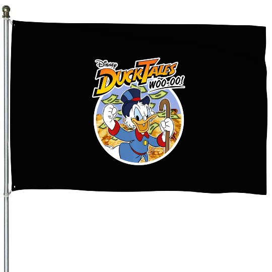 Disney Ducktales Classic Uncle Scrooge Woo-Oo House Flags
